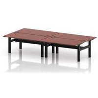 Air Back-to-Back 1600 x 800mm Height Adjustable 4 Person Office Bench