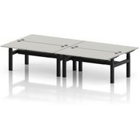 Air 1600x800 Sit Stand Bench Desk - Dove Grey