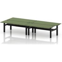 Air 1800x800 Sit Stand Bench Desk in Moss Green
