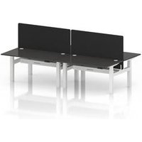 Air 1400 Sit-Stand Bench Desk with White Frame