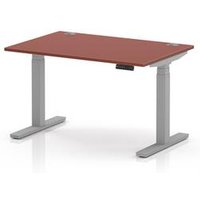 Air Height Adjustable Electric Desk with Red Top