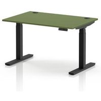 Air Height Adjustable Desk with Green Top