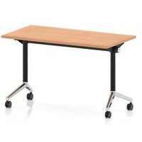 Impulse Plus Flip Top 1200 x 600mm Slimline Rectangular Table With