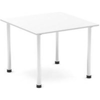 Impulse 1000mm Square Meeting Table White Top