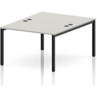 Impulse 2 Person Bench Desk 1200mm Dove Grey