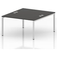 Bench B2B 2 Person 1400 Frame Bench Desk Carbon Grey