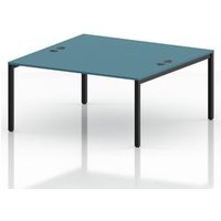 Impulse 2 Person Bench Desk in Dark Teal
