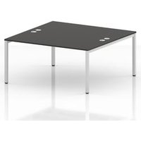 Bench B2B 2 Person 1600 Frame Bench Desk Carbon Grey