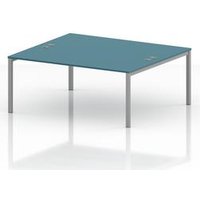 Impulse 2 Person Bench Desk 1800mm Dark Teal