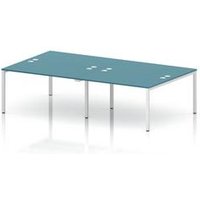 Bench B2B 4 Person 1400 Frame Bench Desk Dark Teal