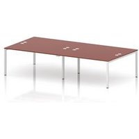 Bench B2B 4 Person 1600 Frame Bench Desk Brick Red