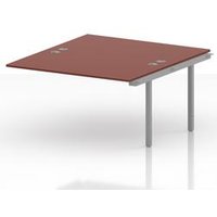 Impulse 1400mm Bench Desk with Extension Kit in Brick Red