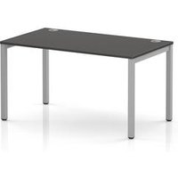 Impulse Single Row Bench Desk 1400mm in Carbon Grey