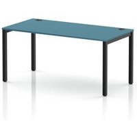 Impulse Single Row Office Bench Desk in Dark Teal
