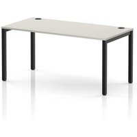 Impulse Bench Single Row Office Desk in Dove Grey