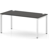 Bench Single Row 1600 Frame Bench Desk Carbon Grey