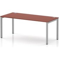 Impulse Single Row Office Bench Desk in Brick Red