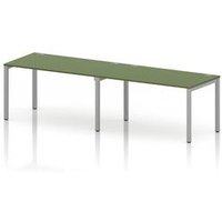 Impulse Bench Desk for 2 People in Moss Green