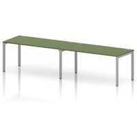 Impulse Bench Desk for 2 People in Moss Green
