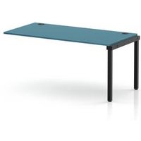 Impulse Single Row Extension Bench Desk in Dark Teal