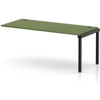 Impulse Bench Desk Extension Kit in Black and Moss Green