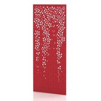 SCH! Acoustic Wall Panel - Blossom - Poppy Red