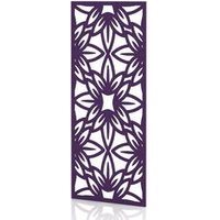 SCH! Acoustic Wall Panel - Flower Design in Plum Purple