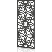 SCH! Acoustic Wall Panel - Flower Design - Graphite Charcoal