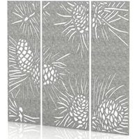SCH! Acoustic Wall Panels in Pebble Light Grey (3 Pack)