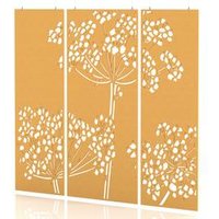 Sch! Acoustic Hanging Wall Panel - Wildflower (3 panels) - Yellow