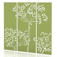SCH! Wildflower Acoustic Wall Panels - Lime Green (3 Pack)