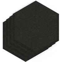 Sch Acoustic Wall Tile Set 4 Bevelled Edge Hexagon