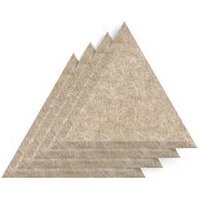 Sch Acoustic Wall Tile Set 4 Bevelled Edge Triangle