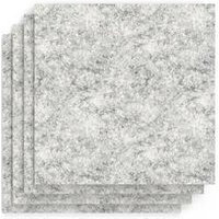 SCH! Acoustic Wall Tiles - Set of 4 - Light Grey