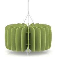 Sch! Acoustic Ceiling Baffles Shade Type A - WxH 600x300mm Lime Green