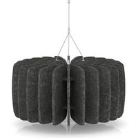 Sch! Acoustic Ceiling Baffles Shade Type A - WxH 600x300mm Charcoal