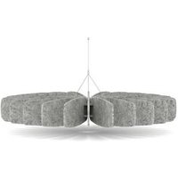 SCH! Acoustic Ceiling Baffle 1200x150mm Light Grey