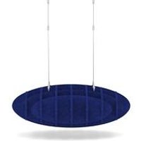 Sch! Acoustic Ceiling Baffles Hatch Type D - WxH: 700 x 250mm Blue