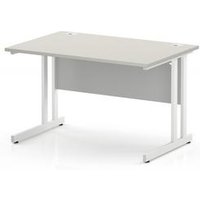 1200 x 800 Office Desk Dove Grey Top Cantilever Leg