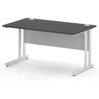 1400 x 800 Office Desk Carbon Grey Top Cantilever Leg
