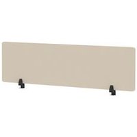 Air Desktop Screen 1600 x 400mm Bespoke Quest Salt Fabric HA03713
