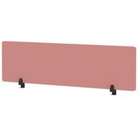Air Desktop Screen 1600 x 400mm Bespoke Quest Shrimp Fabric HA03715