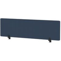 Air Desktop Screen 1600 x 400mm Bespoke Quest Whelk Fabric HA03716