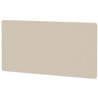 Air Screen for Back-to-Back Desk 1800 x 800mm Bespoke Quest Salt