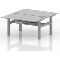 Air Sit-Stand Electric Bench Desk 1400x800mm Dove Grey