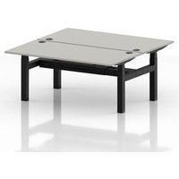 Air Back-to-Back 1600 x 800mm Height Adjustable 2 Person Office Bench