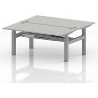 Air Sit Stand Bench Desk 1600x800 Dove Grey