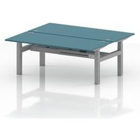 Air 1800x800 Sit-Stand Bench Desk with Dark Teal Top