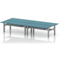 Air 1800x800 Sit Stand Bench Desk in Dark Teal