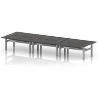 Air 1600 Sit-Stand Bench Desk with Cable Ports